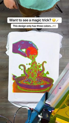 Did You Know This CRAZY Technique Is ACTUALLY A Magical Screen Printing Process?! 🤯