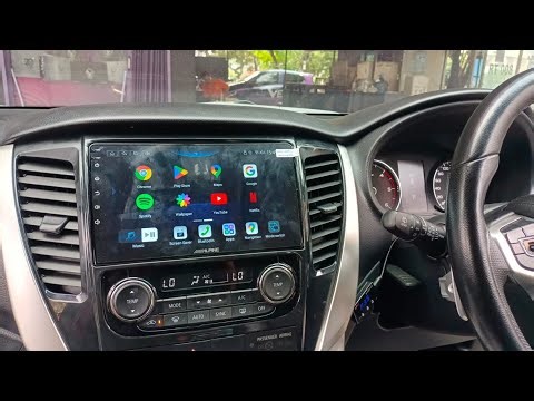 Headunit Android High Resolution ALPINE INE-AX809 Hi Res Audio - Pajero Sport