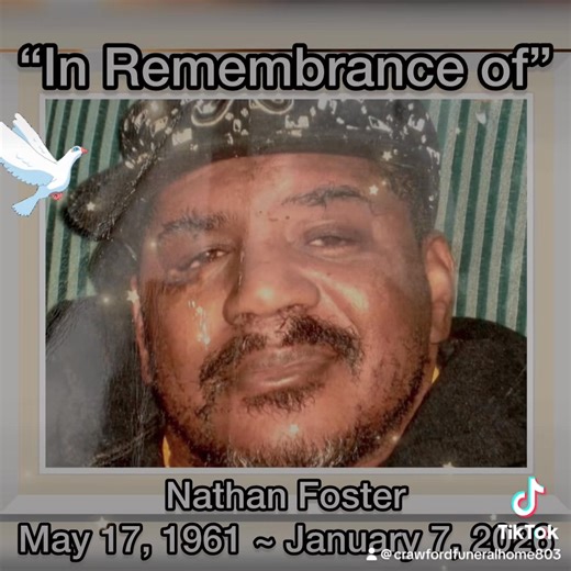 A funeral service for Nathan Foster will be held on Tuesday, January 13, 2026, at 2:00 pm at the Crawford Funeral Home Chapel. https://www.crawfordfuneralhomesinc.com/obituary/Nathan-Foster?fbclid=IwVERDUAPPfIdleHRuA2FlbQIxMABzcnRjBmFwcF9pZAo2NjI4NTY4Mzc5AAEeh0Vl-hgAXwyrYUW92QO9lpc-rMy8mJUI6Od_SWIH__Pu9DrLjfnlfwvw_nA_aem_0z_RBMmcVWZT2ncKOuw5zA | Crawford Funeral Home