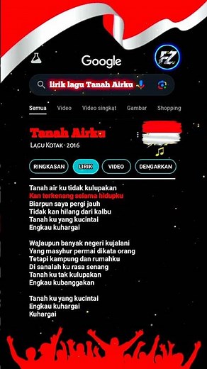 lirik lagu tanah airku