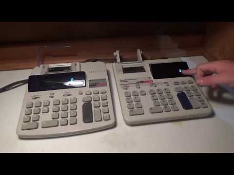 Comparing and Contrasting the Texas Instruments TI-5045SV and the TI-5045II Printing Calculators!