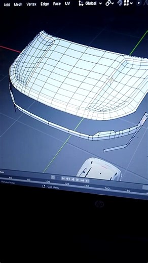 Day 1 of modeling a realistic car in Blender #creativeblender #blendertutorials #blendercommunity