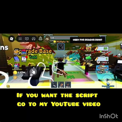 💸 +1 Speed Obby for Dragon Rider Script - Instant Divine