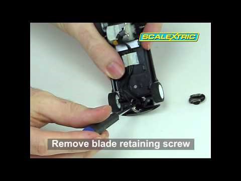 Scalextric - How to remove a Guide Blade
