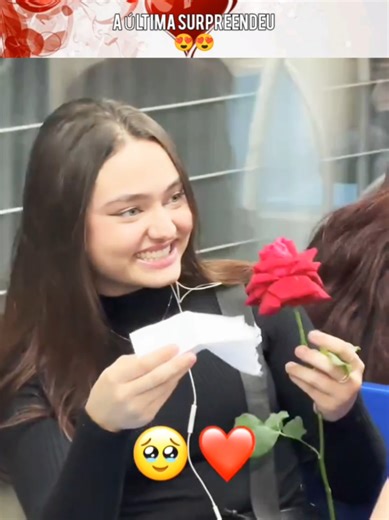 ELA FICOU FELIZ 😍🌹