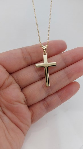 14k Solid Gold Cross Necklace for Women, Customizable Cross Pendant, Religious Jewelry, Christian Faith Pendant, Cross Gift for Women - Etsy