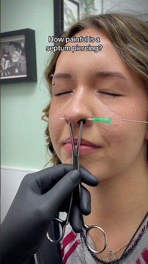 How painful is a septum piercing?