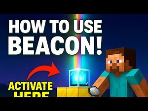 🛑“Minecraft: How to Use a Beacon (Step by Step Guide)”✅