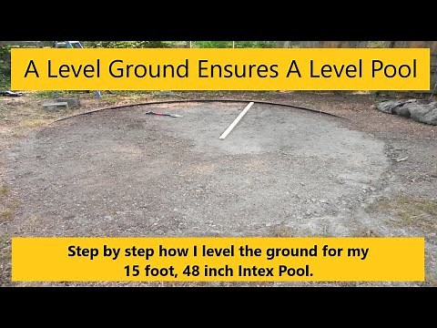 Steps How To Level The Site For Above Ground Pool