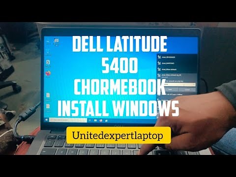 Dell 5400 Chromebook windows install | How to install windows 10 on dell chormebook