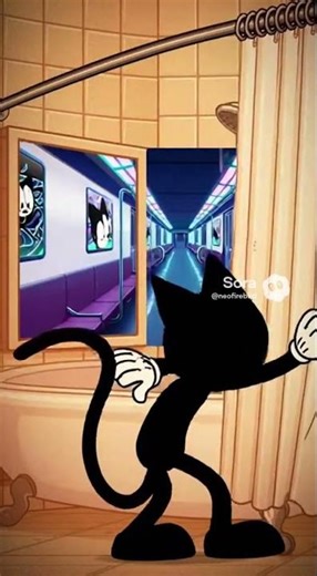 Shower Curtain Glitches into a Subway 🚇