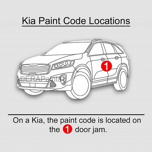 How to Find the Right Paint Code for your Kia - ERA Paints