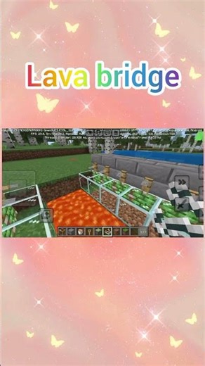make Minecraft bridge#minecraft ❤️💜