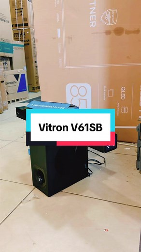 Vitron V61SB Soundbar System – 12,000W PMPO, Bluetooth & HDMI ARC