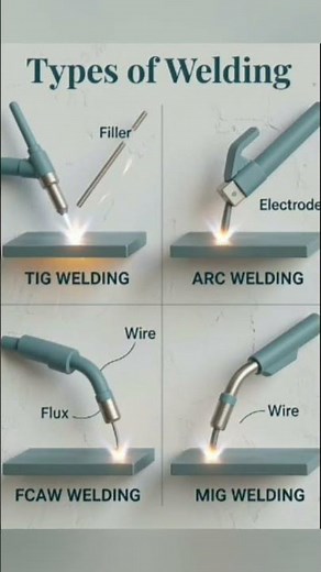 Types Of Welding #viral #industrialelectrician #electrical #mechanic