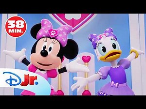 LOS CUENTOS DE MINNIE: HOTEL DE MASCOTAS: Recopilación de Minnie y Daisy 🎀💖 | ‪@DisneyJuniorES‬