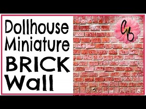 DIY - How To Create Miniature Brick from an egg carton - Miniature Boho Room Box - TUTORIAL