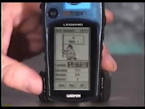 Marking waypoints in the Garmin Etrex "Legend" handheld GPS
