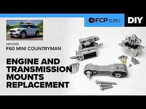 MINI Cooper Engine & Transmission Mount Replacement DIY (2014-2024 MINI Countryman, Clubman, BMW X1)