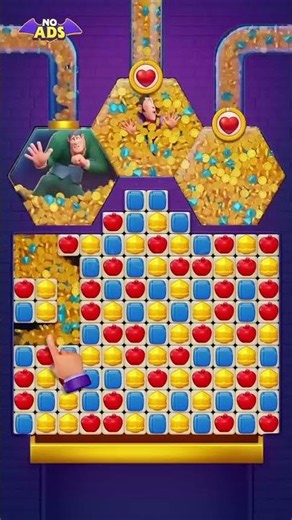 Coins Galore - Match Villains Game Ads #matchvillains #gameplay #cartoon #games