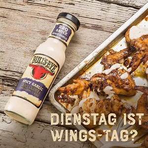 Der Dienstag ist für eine Sache da. Chicken Wings. Bull's-Eye BBQ Chicken Wings. #DeinGrillKeineKompromisse Noch hungrig? Alle unsere Rezepte findest du hier: https://www.bullseyebbq.de/our-recipes#t-bone-steak | Bull's-Eye
