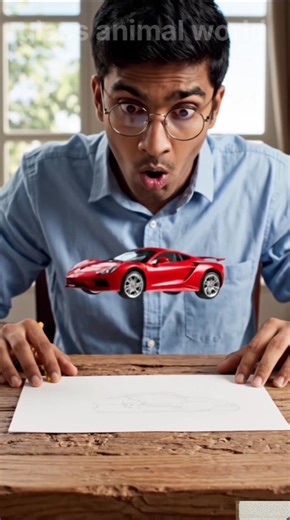 “Magic Drawing Trick You Won’t Believe ✨”“Tiny Drawing Turns Into Real Object 😳”