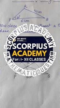 How to Construct a Triangle with Side-Angle-Side (SAS) Like a Pro!#Geometry #MathTutorial #mathmap