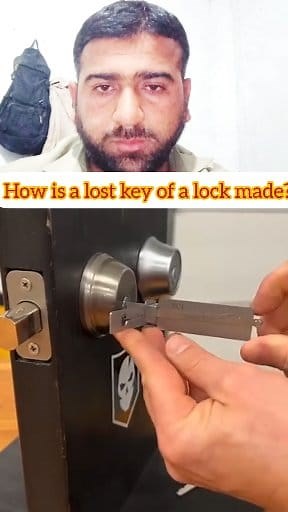 1.1M views · 2.7K reactions | how to make a lost key of handle door lock | React review | Facebook