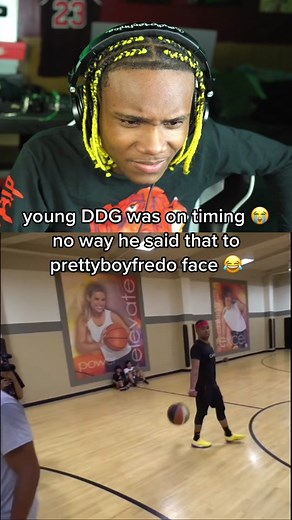 DDG 1v1 Basketball vs. PrettyBoyFredo! (REACTION) #cloutynaz #ddg #prettyboyfredo #pontiacmadeddg