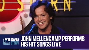 John Mellencamp treated Howard to a medley of his hit songs including “Jack & Diane,” “Pink Houses,” “Small Town,” “Peaceful World,” and “Paper In Fire” during his 2001 #SternShow appearance. | The Howard Stern Show
