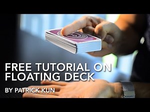 FREE Tutorial on How to Float Any Deck of Playing Cards | Patrick Kun