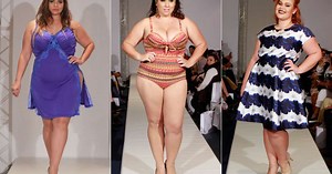 Modelos plus size desfilam moda praia e lingerie em SP