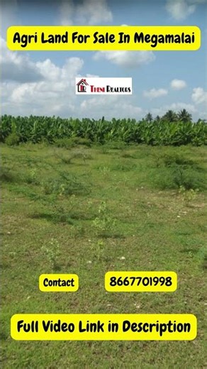 Agri Land For Sale In Megamalai ()TR250909)