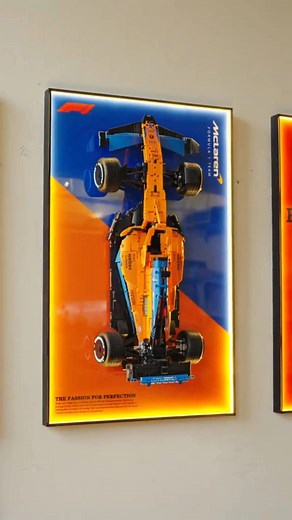 Showcase your LEGO® Technic McLaren F1 Race Car 42141 in style — the perfect display Frame for any LEGO fan. | Edge Follow