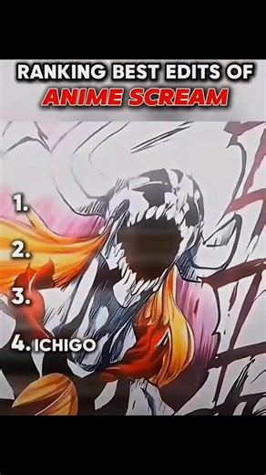 Ranking the Best Anime Scream Edits 🔥 | Anime Scream
