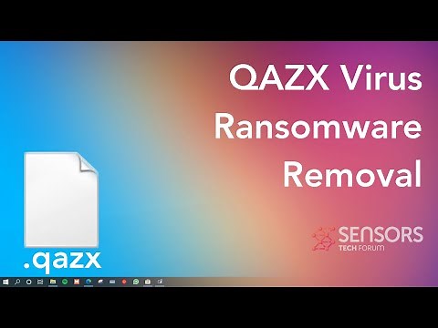 QAZX Virus [.qazx Files] Ransomware Removal + Decrypt [Fix]