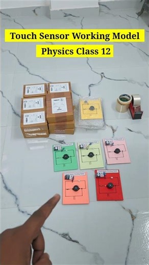 Touch Sensor Working Model | Physics Project for Class 12 #projectkit #physicsprojects #ecommerce