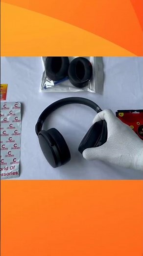 How To Replace Senheiser HD450BT Earpads 🎧🧡 #crysendo #shorts