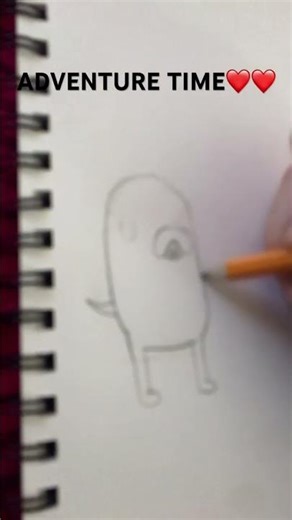 ADVENTURE TIME DRAWING ❤️❤️#foryou #art #sketchbook #adventuretime