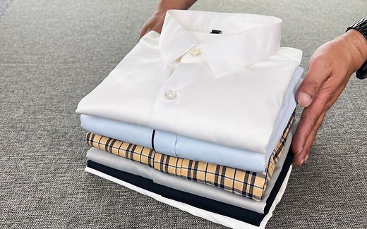 教你一秒快速叠衣服，又快又整齐，方法简单，一看就会，记得收藏