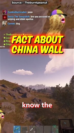 Peanut Telling Fact about the great wall China of Wall🙏 #shorts #theburntpeanut