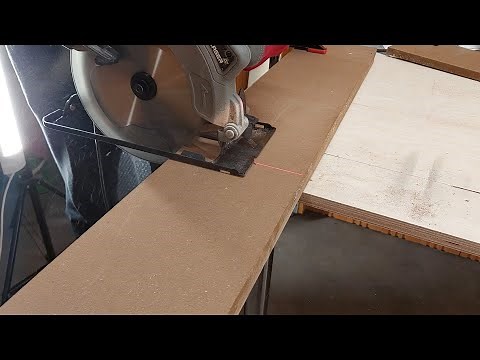 Cut MDF with a Circular Saw