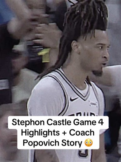 Stephon Castle Game 4 Highlights vs Thunder — Spurs Top Plays