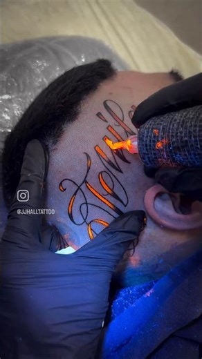 Beautiful UV Tattoo By Artist: @jjhalltattoo - using ‪@MomsTattooInk‬ Blacklight Sensitive Colors!