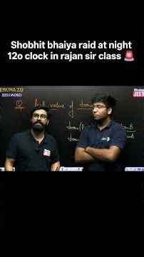 raid in rajan sir physics class 🚨 #missonjeet #neetpreparation #viral #nexttoppers #shobhitnirwan
