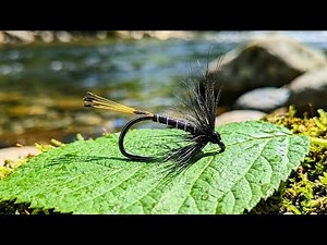 Black Pennell wet fly pattern. How to tie. Fly tying tutorial.