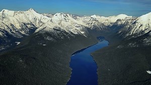 Bowman Lake from a few days back. #flymontana #glaciernationalpark #northfork | GravityShots