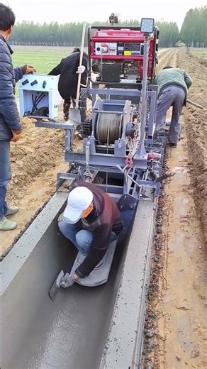 Efficient Irrigation Canal Construction for Farming