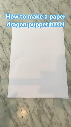 How to make a paper dragon puppet base tutorial#paperdragon#dragonpuppets#paperdragonpuppet#tutorial