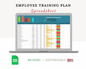 Employee Training Planning Template | Training Templates | New Hire Training | Training Tracker | Training Matrix | Training Plan - Etsy